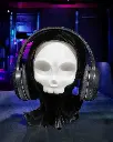 Smiling Reaper Headphone Stand