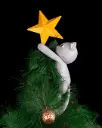 Meowy Christmas Tree Topper 