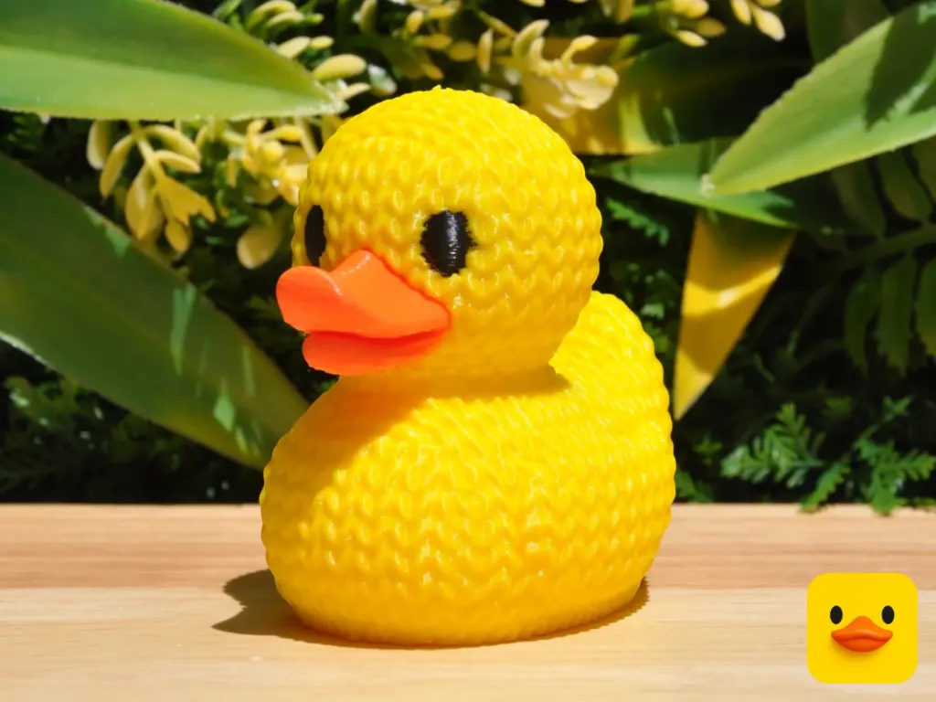 Knitted Duck