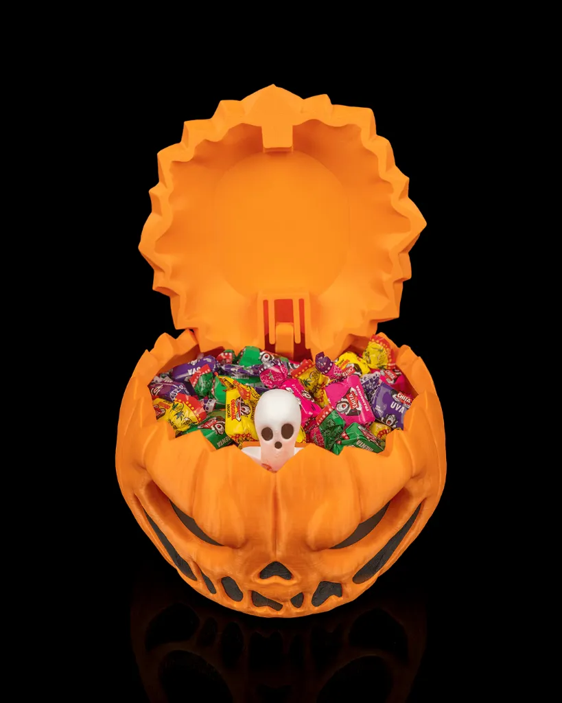 Possessed Pumpkin Candy Bowl