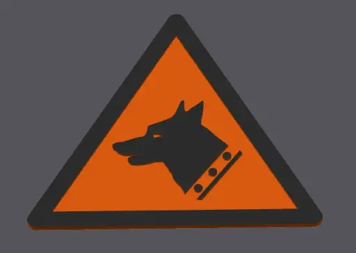 Guard Dog Placard