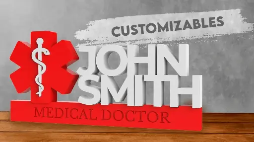 Doctors Name Plate