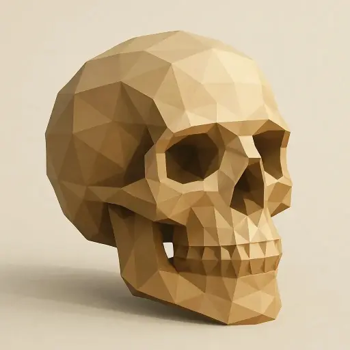 Low Poly Skull